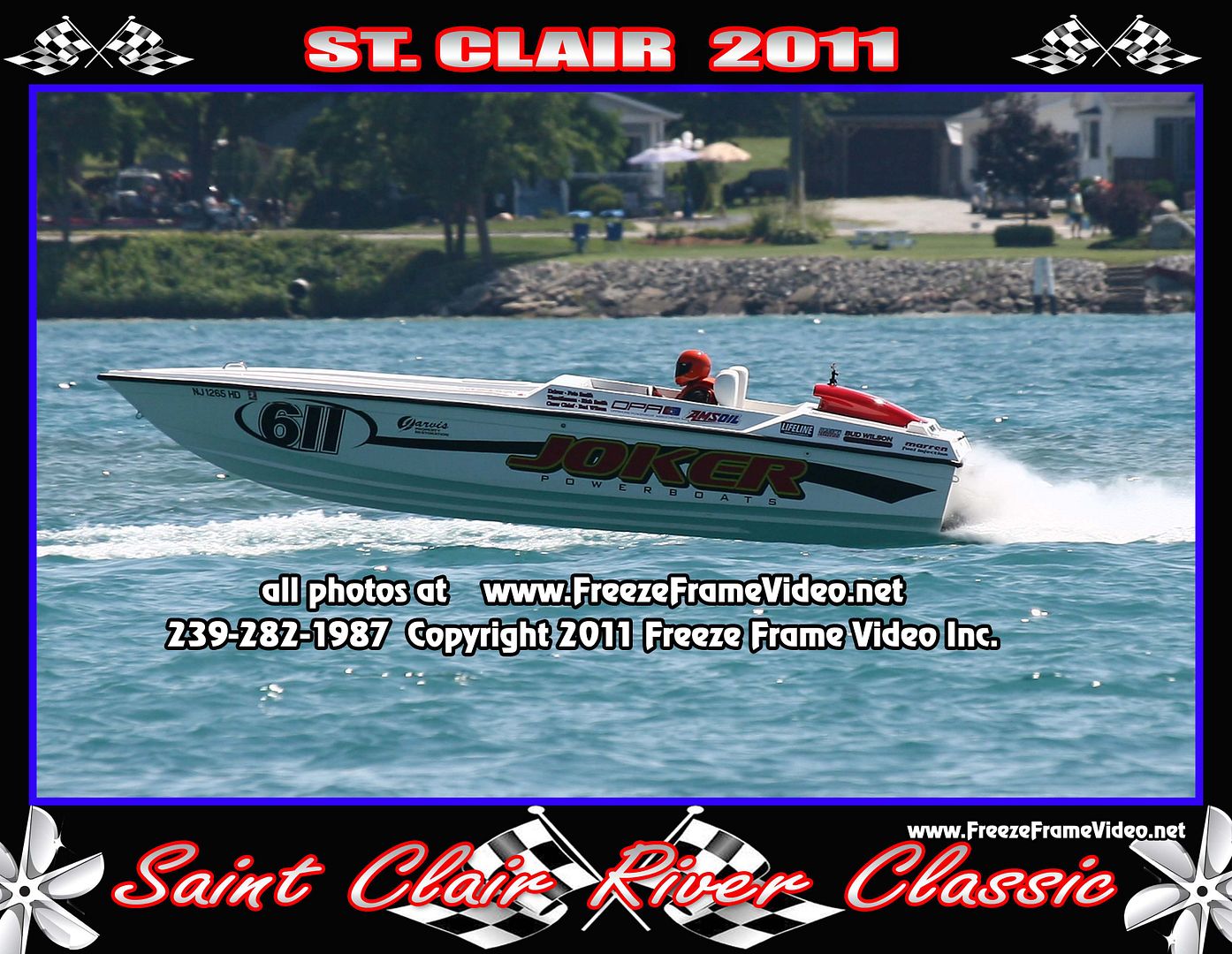 Joker Powerboats 611 heads home....